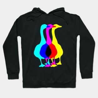 Trippy Multi-Colored Goose Hoodie